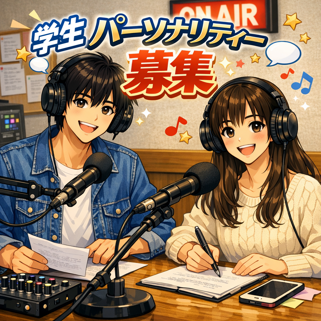 学生パーソナリティー募集